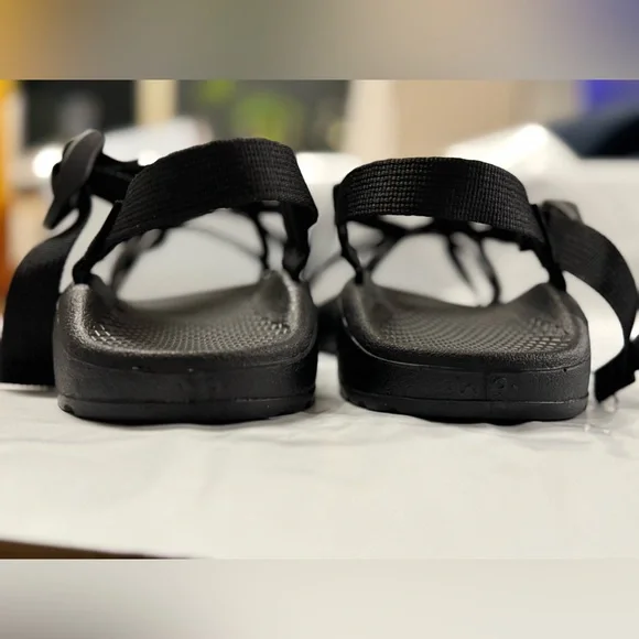 Chaco Dual Strap Cloud Sandal Women Solid Black - Picture 11 of 12